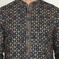 Embroidered and Sequins Viscose Rayon Kurtas For Men ( KO 5173 Yellow )