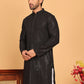 Embroidered & Sequence Kurtas for Men ( KO 5177 Black )