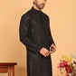 Embroidered & Sequence Kurtas for Men ( KO 5177 Black )