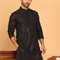 Embroidered & Sequence Kurtas for Men ( KO 5177 Black )