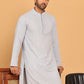 Embroidered & Sequence Kurtas for Men ( KO 5177 Grey )
