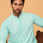 Embroidered & Sequence Kurtas for Men ( KO 5177 Sky )