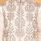 Embroidered Straight Kurtas For Men ( KO 5180 White )