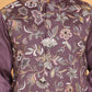 Embroidered Straight Kurtas  For Men ( KO 5181 Purple )