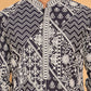 Floral Embroidery Silk Blend Kurtas for Men ( KO 5182 Navy )