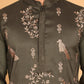 Embroidered Straight Kurtas For Men ( KO 5185 Olive )