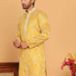 Embroidered straight Kurtas ( KO 5187 Mustard )