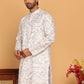 Embroidered & Sequins straight Kurtas ( KO 5188 White )