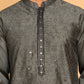 Embroidered & Sequins straight Kurtas ( KO 5189 Grey )