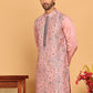 Embroidered & Sequins straight Kurtas ( KO 5189 Magenta )