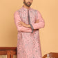 Embroidered & Sequins straight Kurtas ( KO 5189 Magenta )