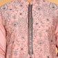 Embroidered & Sequins straight Kurtas ( KO 5189 Magenta )