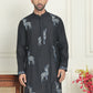 Animal Embroidered Kurtas. ( KO 5196 Blue )