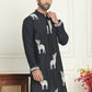 Animal Embroidered Kurtas. ( KO 5196 White )