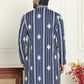 Embroidery and mirror work straight Kurtas. ( KO 5199 Navy )