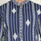 Embroidery and mirror work straight Kurtas. ( KO 5199 Navy )