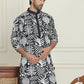 Embroidered Silk Blend Kurtas ( KO 5201 Black )