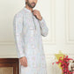 Embroidered Straight Kurtas For Men ( KO 5202 Blue )