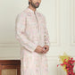 Embroidered Straight Kurtas For Men ( KO 5202 Peach )
