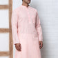 Men's Cotton Striped Kurta ( KO 5207 Peach ) [FF] [R-2-3]