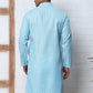 Men's Cotton Striped Kurta ( KO 5207 Sky ) [FF] [R-2-3]