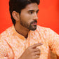 Sequin Embroidered Pure Cotton Kurtas ( KO 5208 Orange ) [FF] [I-1-4]