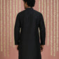 Premium Silk Solid Kurta ( ANMKO 5209Black )