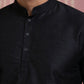 Premium Silk Solid Kurta ( ANMKO 5209Black )