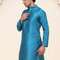 Premium Peacock Silk Kurtas ( KO 5209 Peacock ) [FF] [(636) BASEMENT]