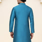 Premium Peacock Silk Kurtas ( KO 5209 Peacock ) [FF] [(636) BASEMENT]