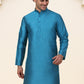 Premium Peacock Silk Kurtas ( KO 5209 Peacock ) [FF] [(636) BASEMENT]
