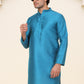 Premium Peacock Silk Kurtas ( KO 5209 Peacock ) [FF] [(636) BASEMENT]