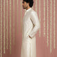 Premium Silk Solid Kurta ( ANMKO 5209White )