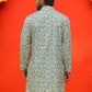 Men's Green Printed Kurtas ( KO 5210 Green )