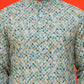 Men's Green Printed Kurtas ( KO 5210 Green )