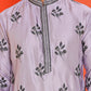 Chikankari Embroidered Kurtas For Men ( KO 5213 Purple )