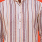 Striped Cotton short Kurtas ( KO 5214 Purple )