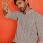 Checked Cotton short Kurtas ( KO 5217 Grey )