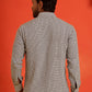 Checked Cotton short Kurtas ( KO 5217 Grey )