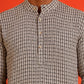 Checked Cotton short Kurtas ( KO 5217 Grey )