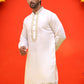 Embroidered Chikankari Kurtas For Men ( KO 5219 White )