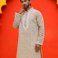 Embroidered Kurtas For Men ( KO 5220 Grey )