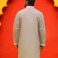 Embroidered Kurtas For Men ( KO 5220 Grey )