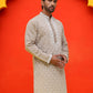 Embroidered Kurtas For Men ( KO 5220 Grey )