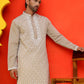 Embroidered Kurtas For Men ( KO 5220 Grey )