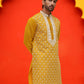 Embroidered Kurtas For Men ( KO 5220 Mustard )