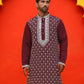 Embroidered Kurtas For Men ( KO 5220 Purple )