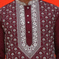 Embroidered Kurtas For Men ( KO 5220 Purple )