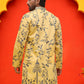 Chikankari Embroidered Kurtas For Men ( KO 5221 Yellow )