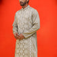 Embroidered Kurtas For Men ( KO 5223 Grey )